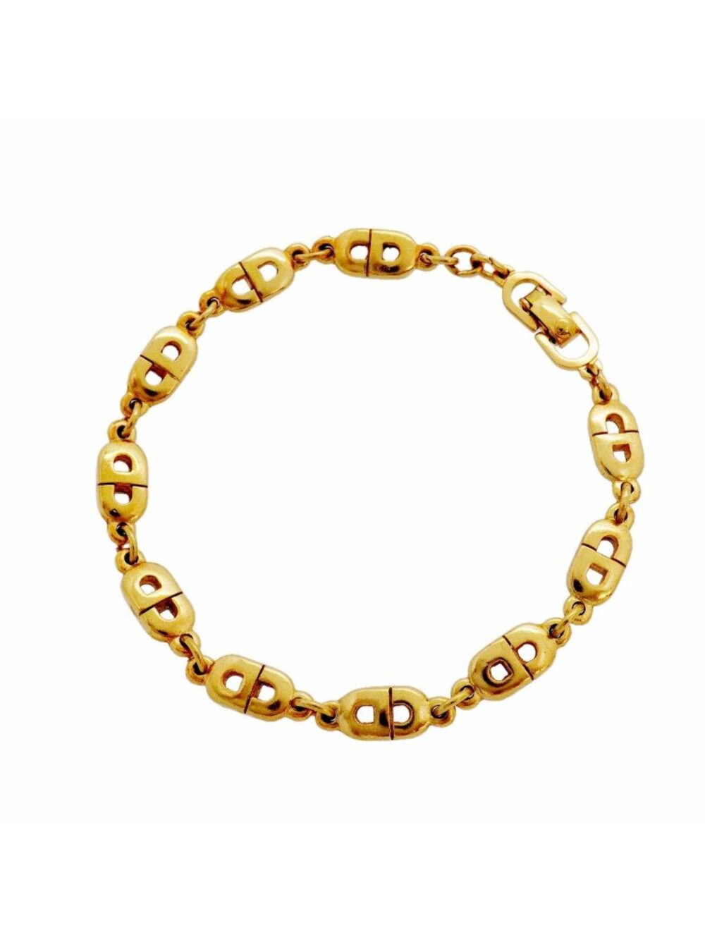Dior Bracelet CD Logo Gold Plated